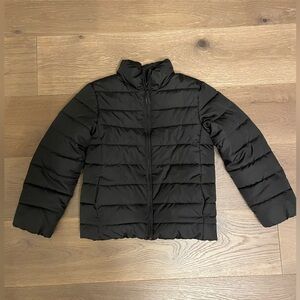 Children’s Place Girls Black Puffer Jacket Size Medium 7 8 Outdoor Coat